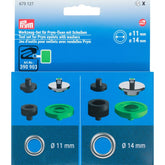 Prym Vario stempel set 11mm 14mm tbv nestelringen - zeilringen 673127 Gereedschap PRYM - 673127 4002276731271